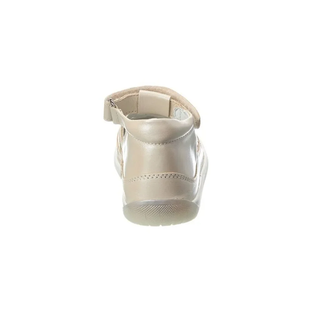 Naturino Falcotto Fersie Leather Sandal, Beige